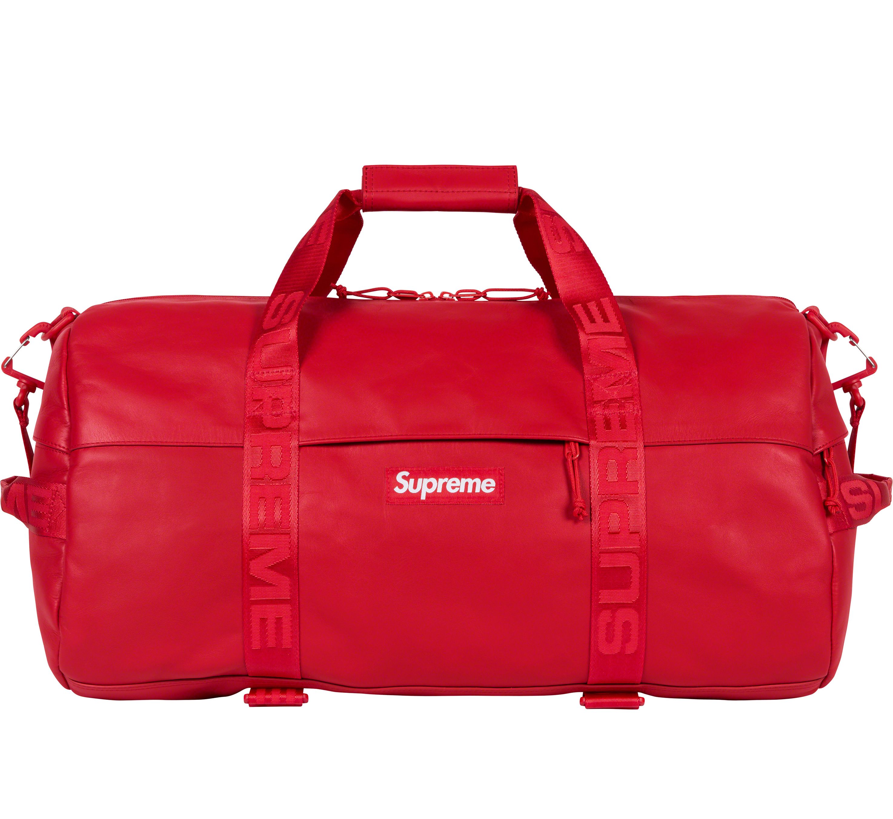 Supreme Leather Duffle Bag