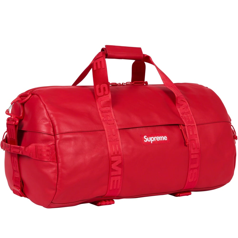 Details on Leather Duffle Bag  from fall winter
                                                    2023 (Price is $328)