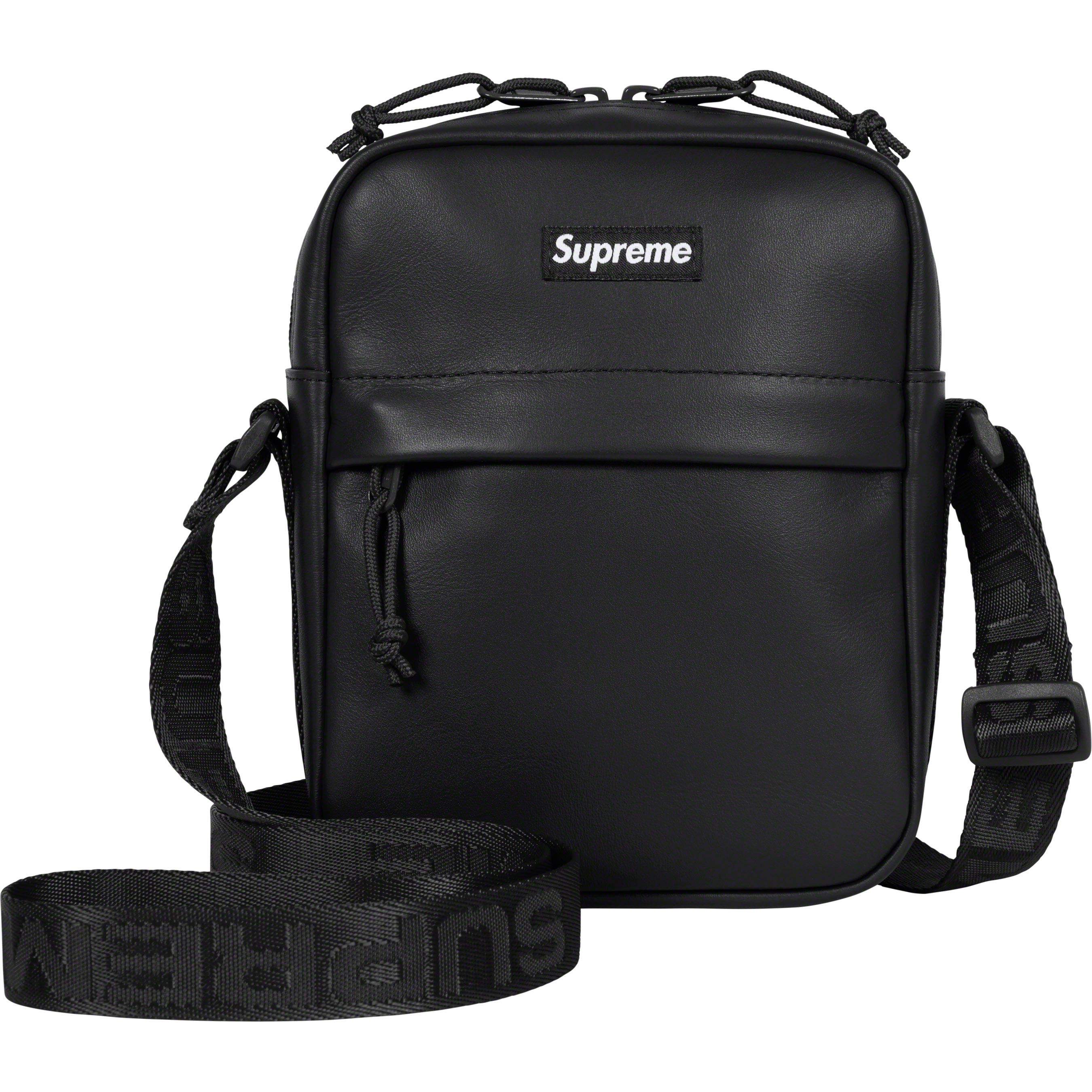 Supreme Leather Shoulder Bag-