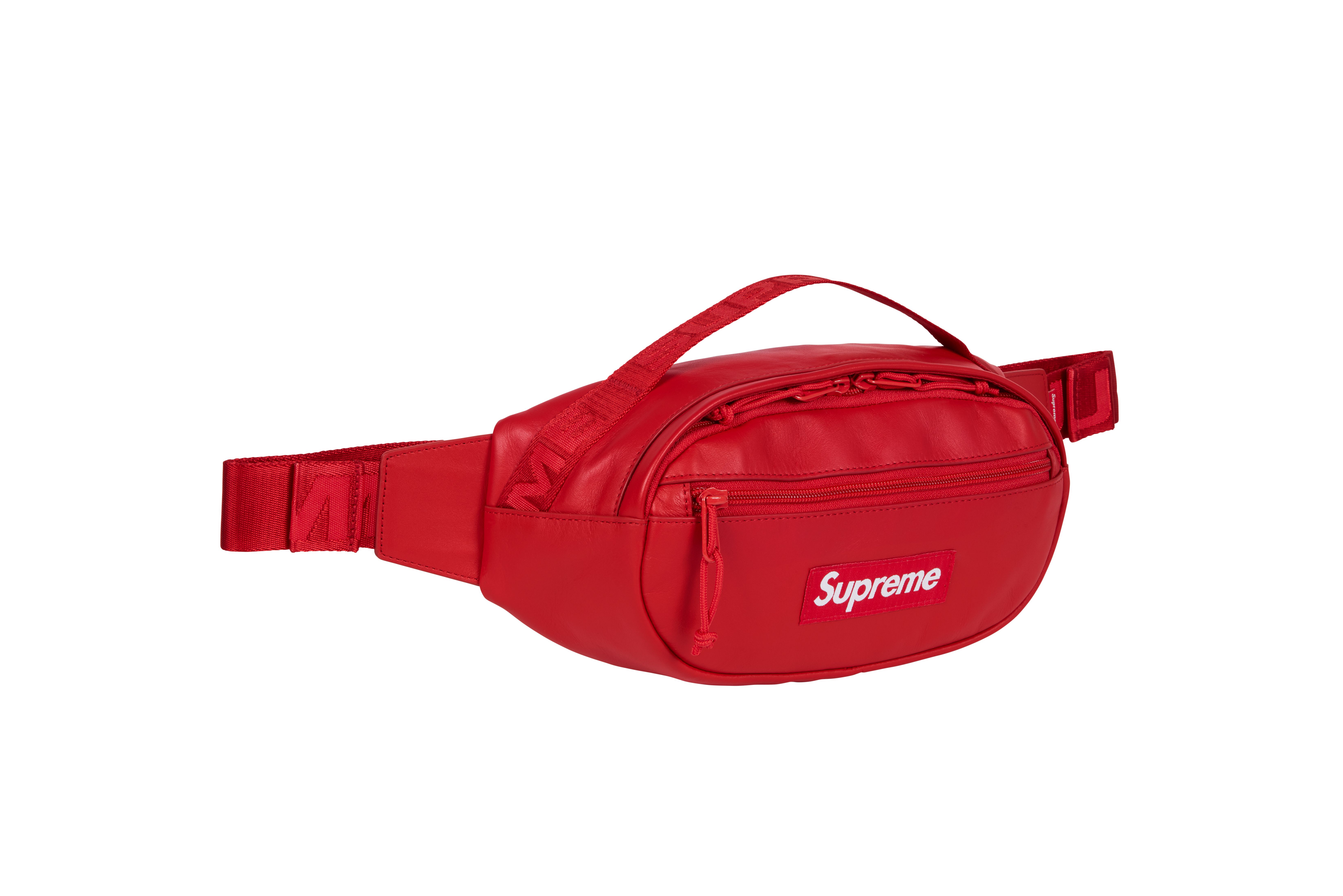 Supreme Leather Waist Bags & Fanny Packs