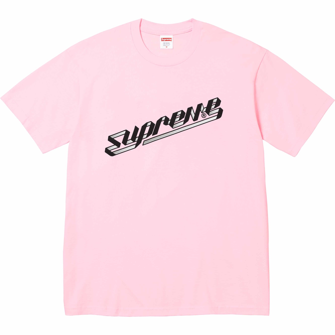 Details on Banner Tee Light Pink from fall winter
                                                    2023 (Price is $40)