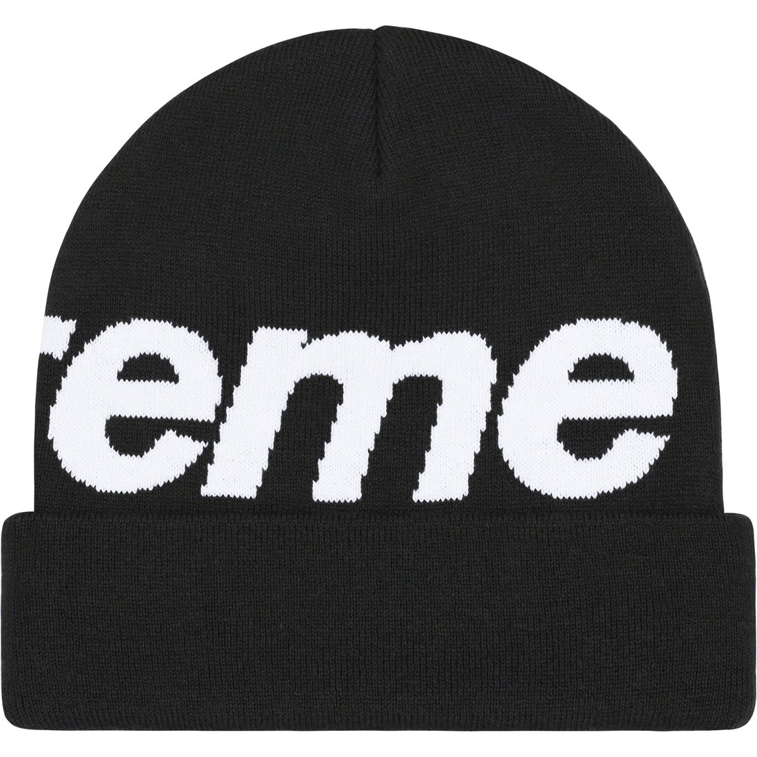 Details on Big Logo Beanie Black from fall winter
                                                    2023 (Price is $44)