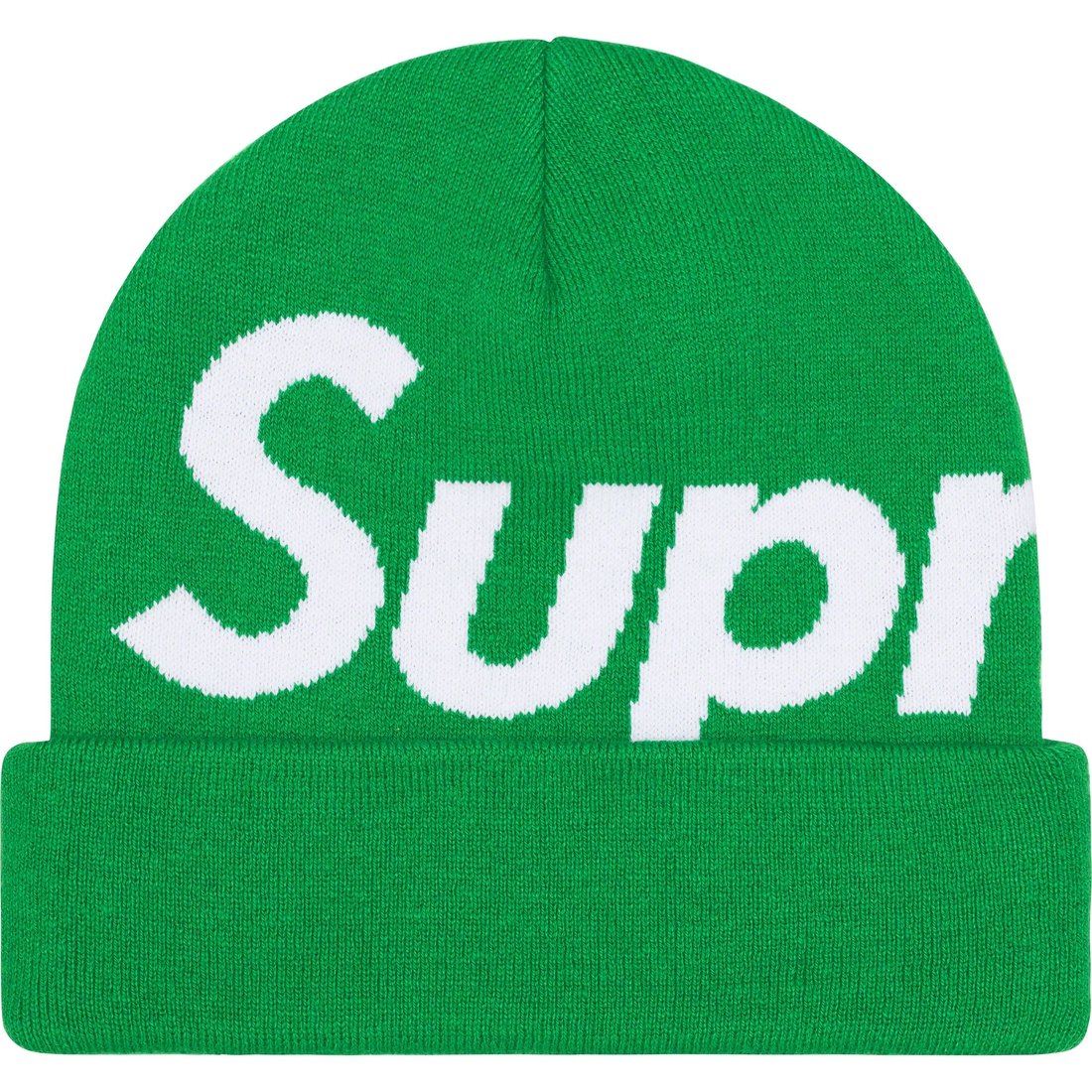 Details on Big Logo Beanie Green from fall winter
                                                    2023 (Price is $44)