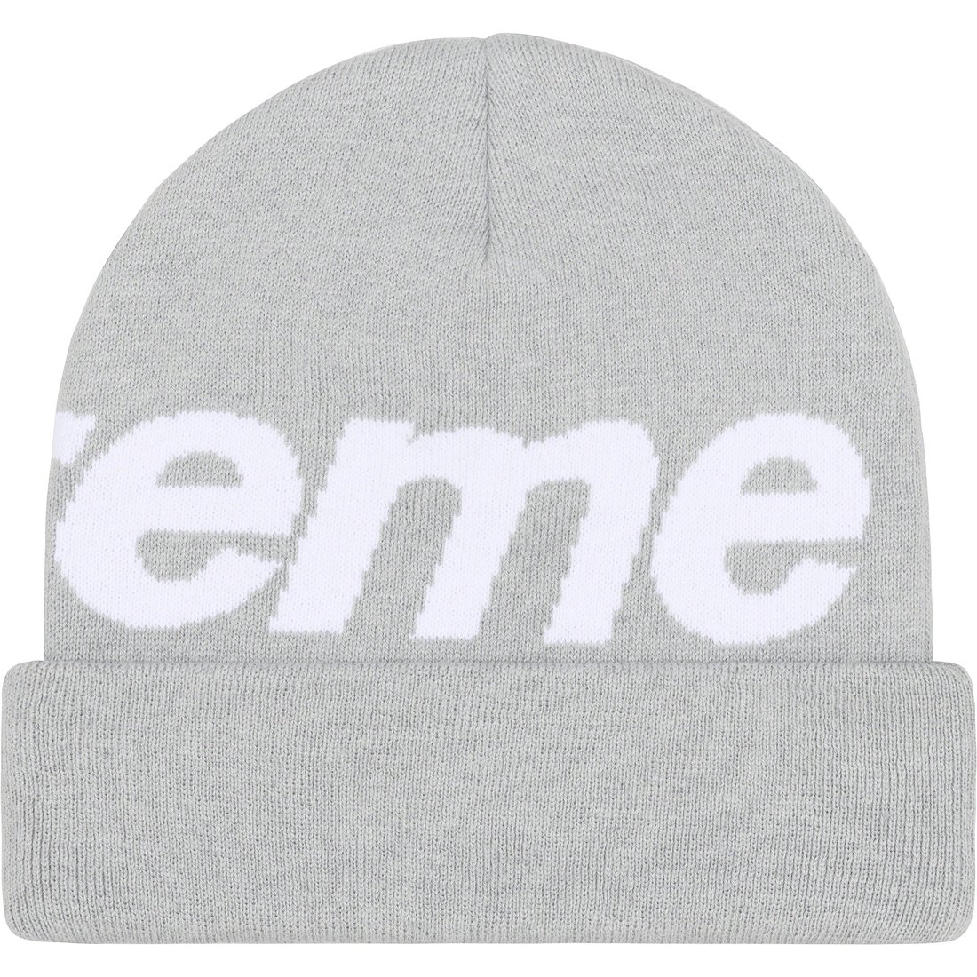 Details on Big Logo Beanie Grey from fall winter
                                                    2023 (Price is $44)