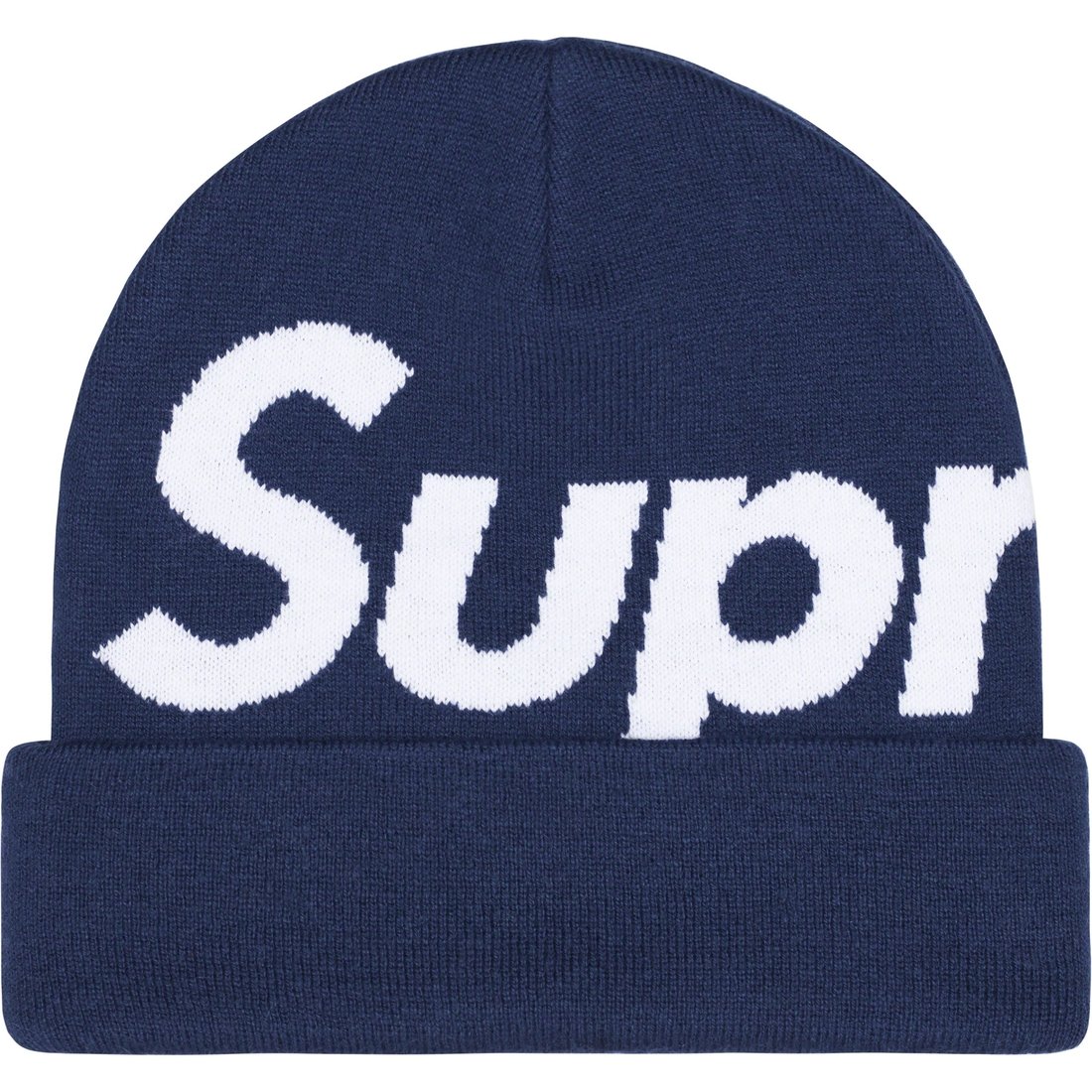 Details on Big Logo Beanie Navy from fall winter
                                                    2023 (Price is $44)