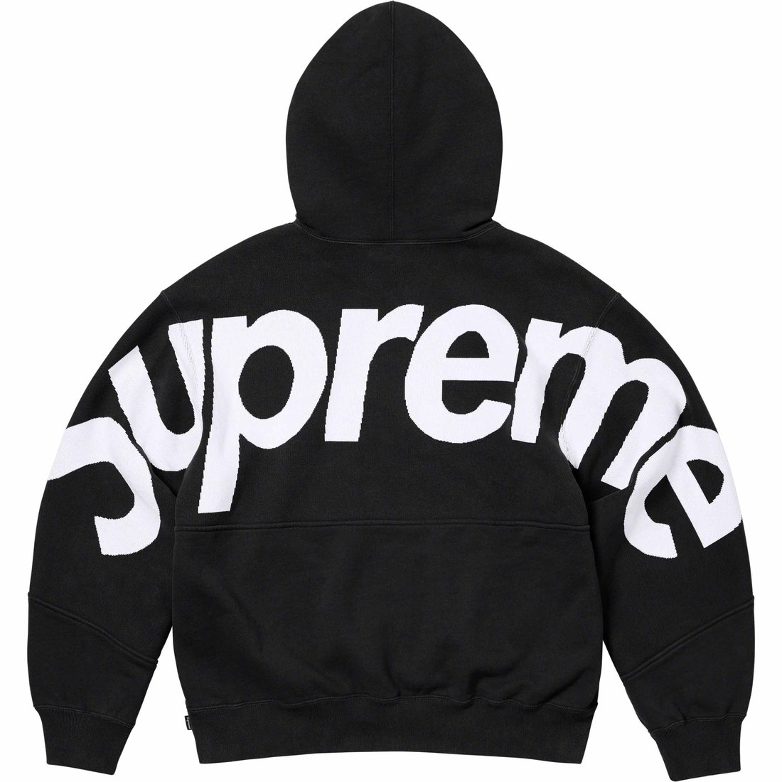 Details on Big Logo Jacquard Hooded Sweatshirt Black from fall winter
                                                    2023 (Price is $168)