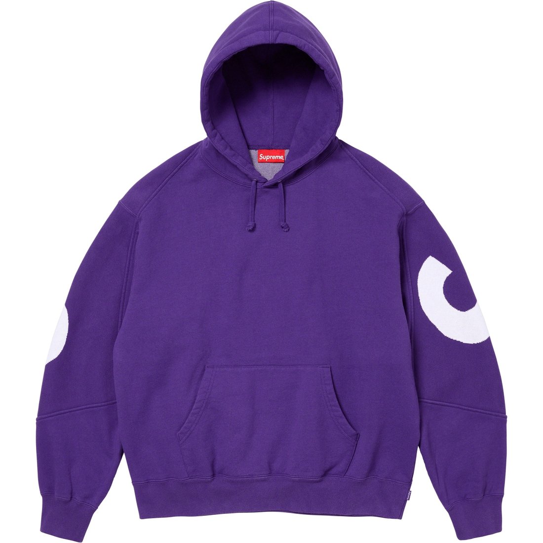 Details on Big Logo Jacquard Hooded Sweatshirt Purple from fall winter
                                                    2023 (Price is $168)