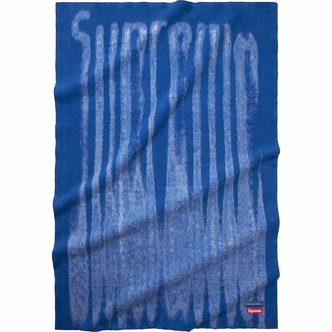 Details on Blurred Logo Blanket Blue from fall winter
                                                    2023 (Price is $368)