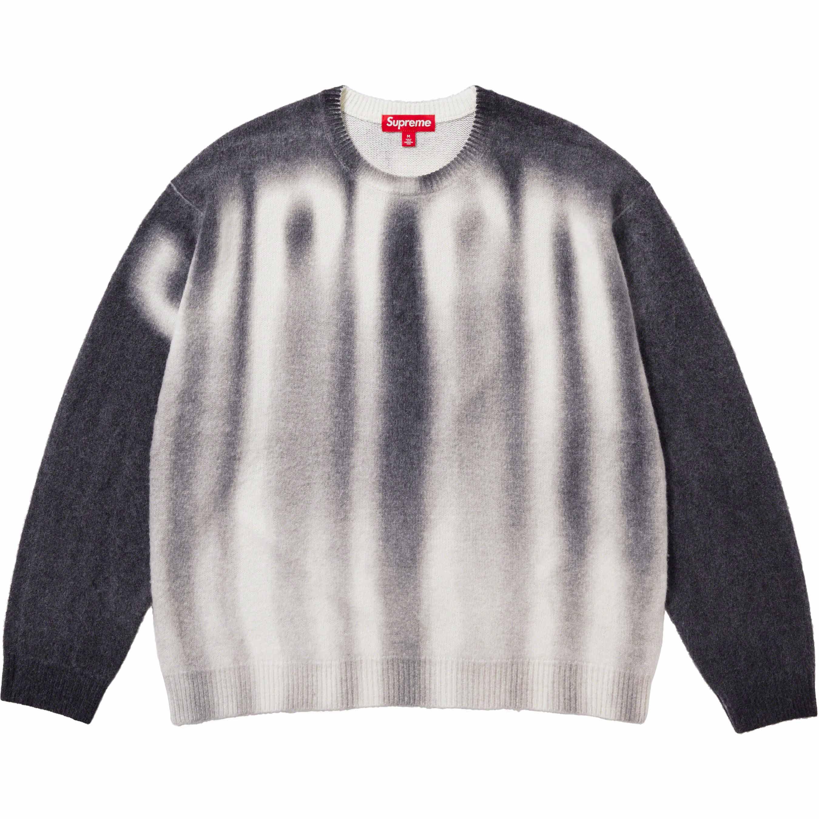 お待たせ! Logo Blurred Supreme トップス Sweater Ssize Black 