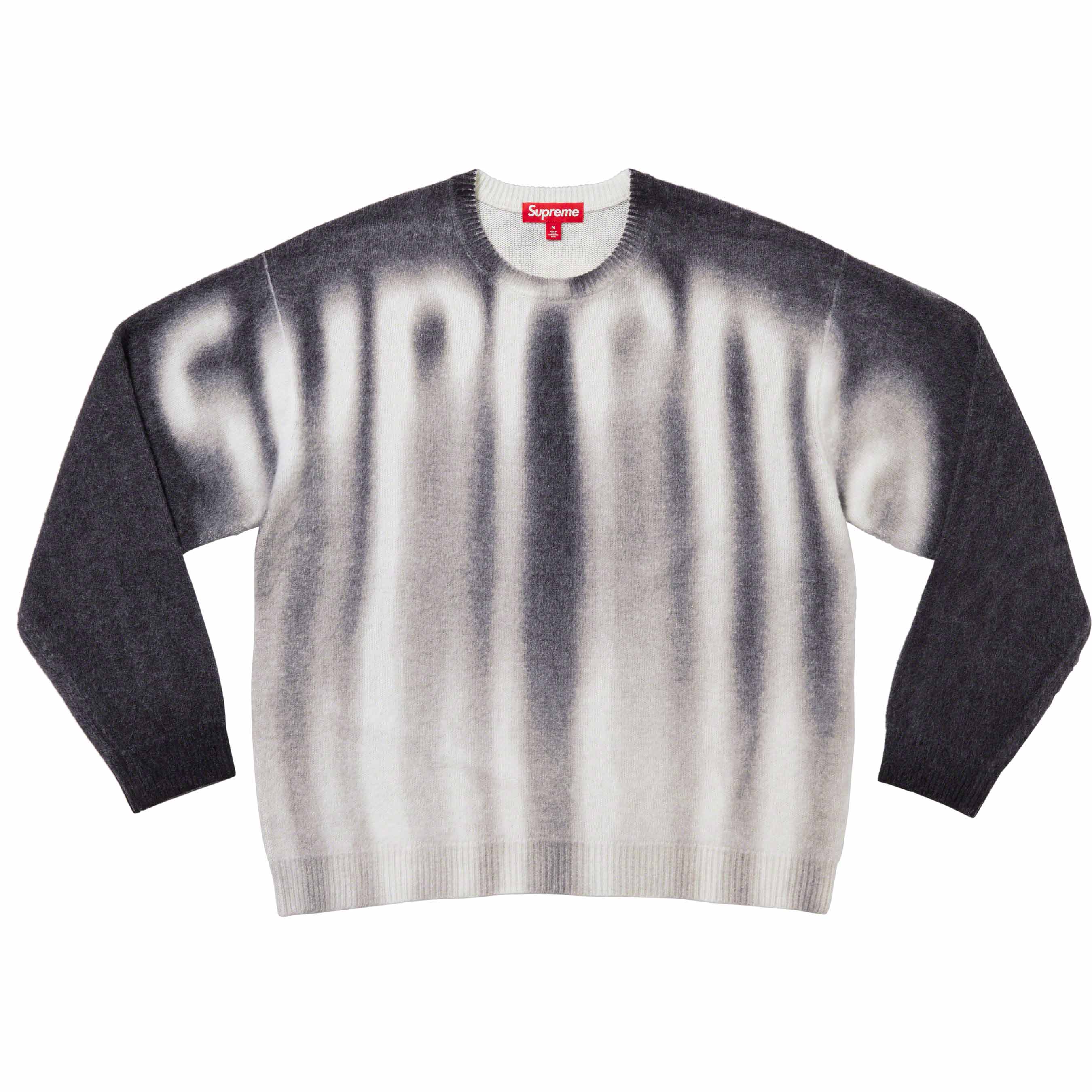 Supreme Blurred Logo Sweater black L-