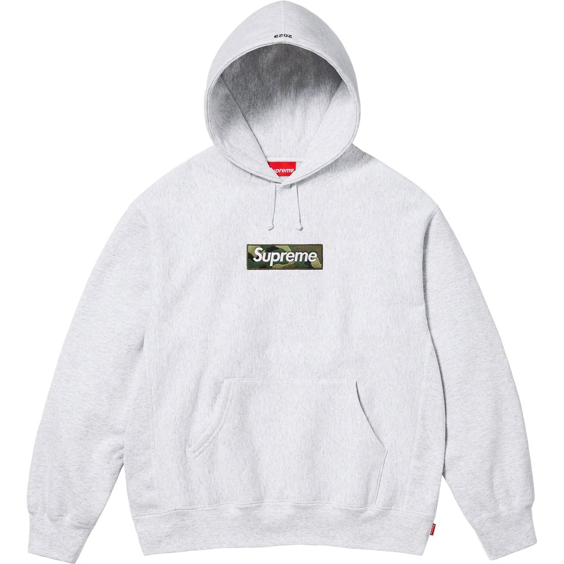 Details on Box Logo Hooded Sweatshirt Ash Grey from fall winter
                                                    2023 (Price is $168)