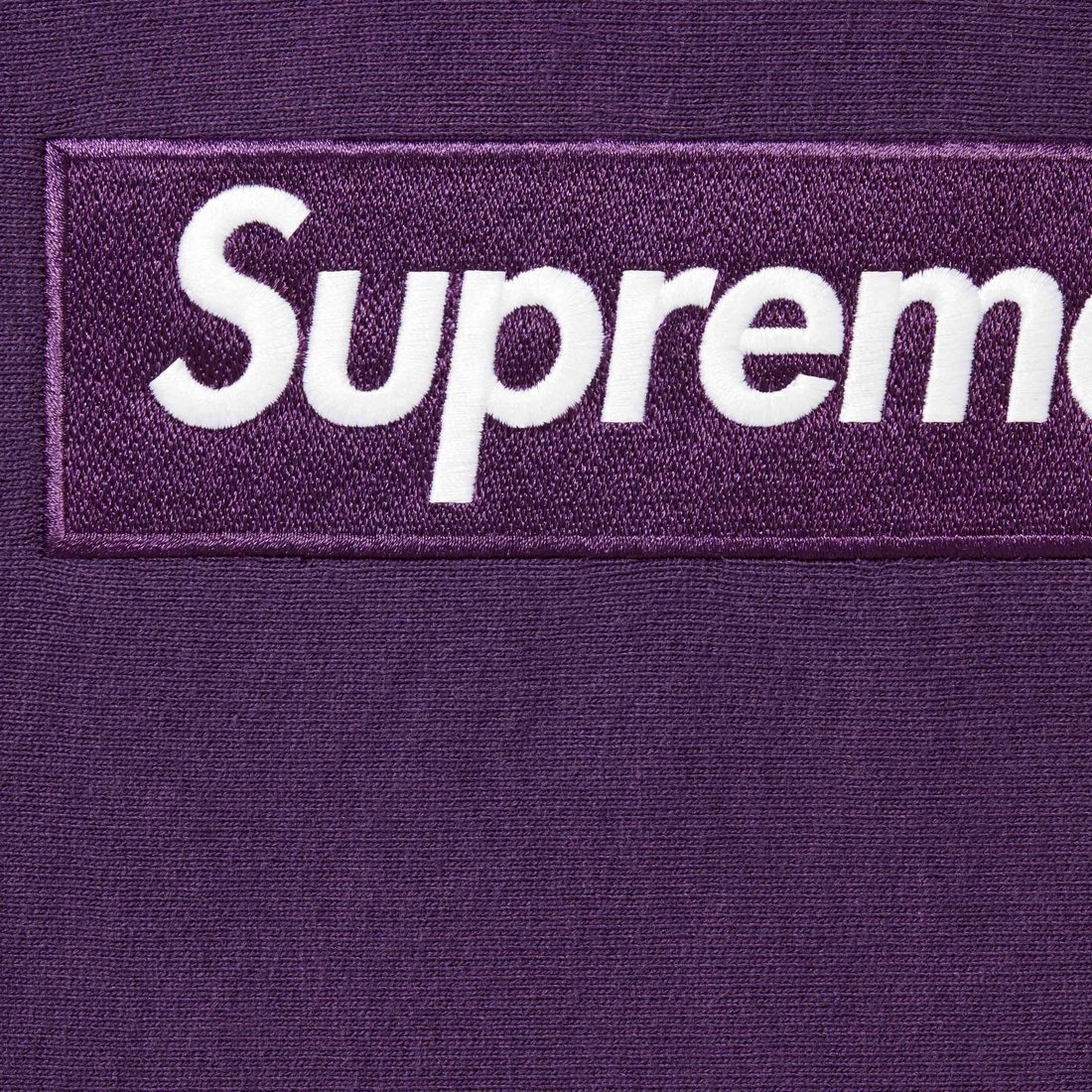 Box Logo Hooded Sweatshirt Dark Purple