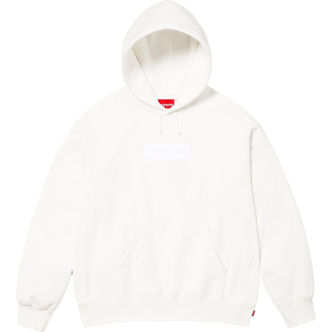 Box Logo Hooded Sweatshirt White