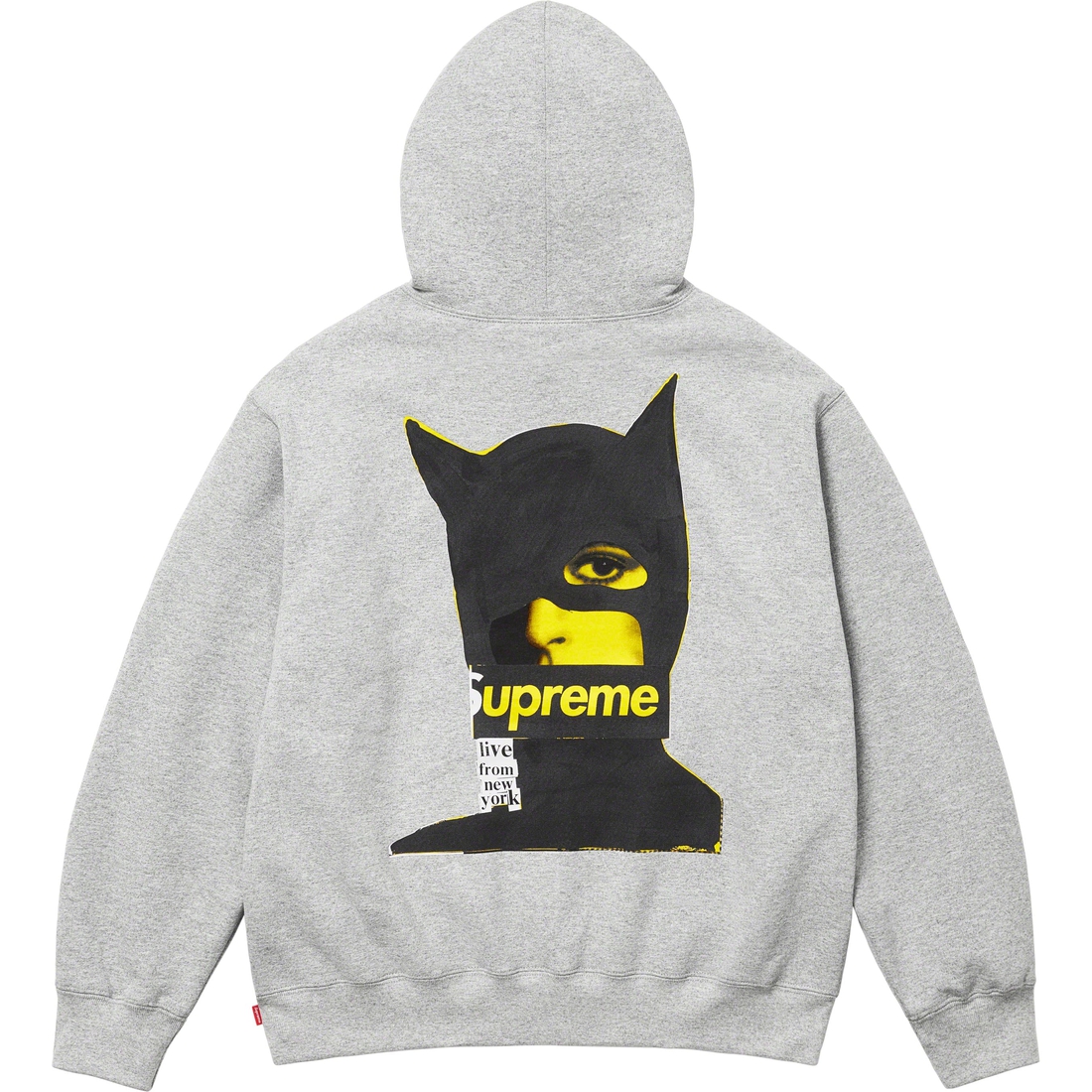 Details on Catwoman Hooded Sweatshirt Heather Grey from fall winter
                                                    2023 (Price is $158)