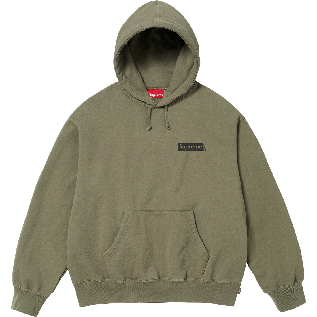 Details on Catwoman Hooded Sweatshirt Light Olive from fall winter
                                                    2023 (Price is $158)