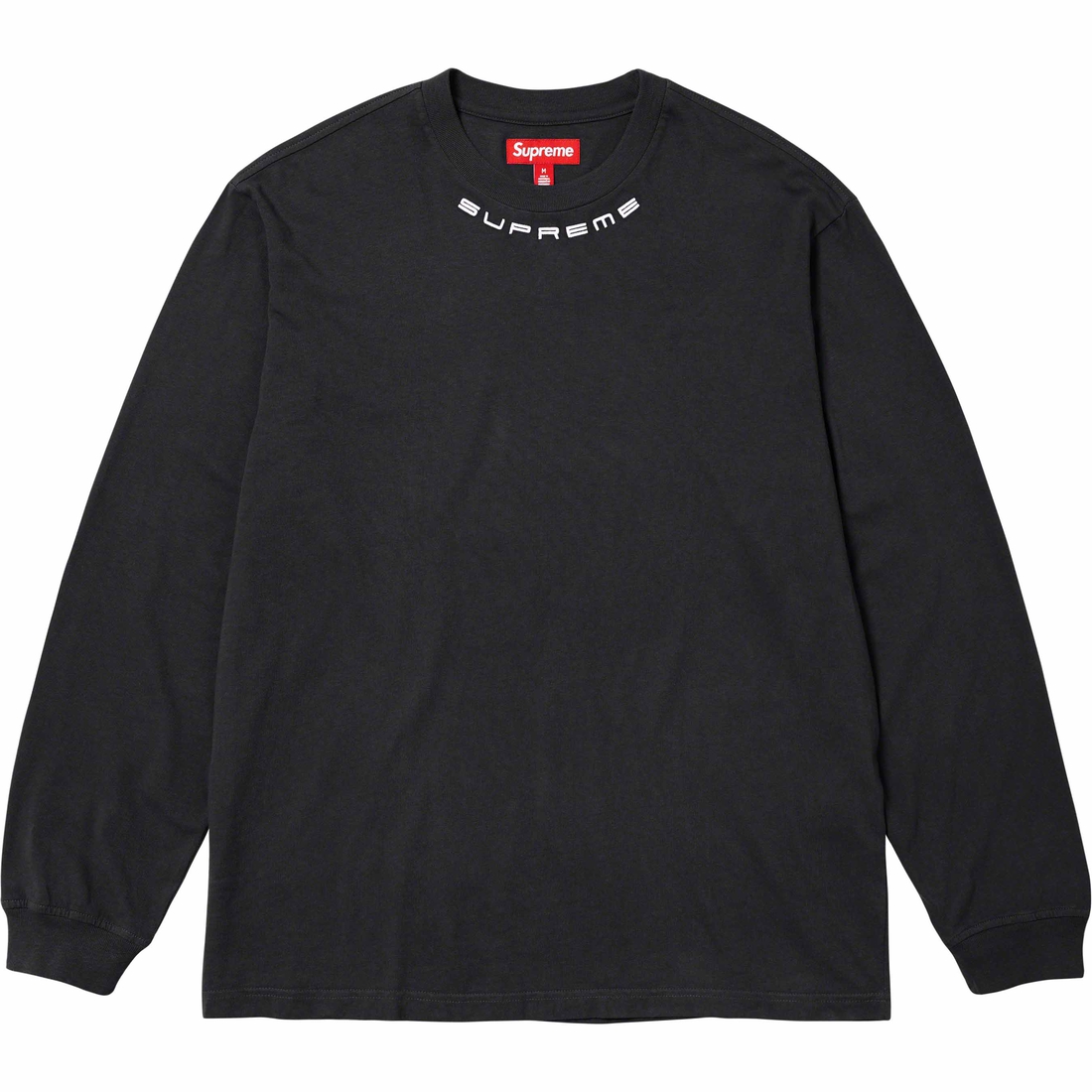 Details on Collar Logo L S Top Black from fall winter
                                                    2023 (Price is $88)
