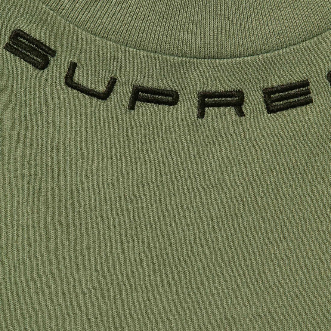 Details on Collar Logo L S Top Olive from fall winter
                                                    2023 (Price is $88)