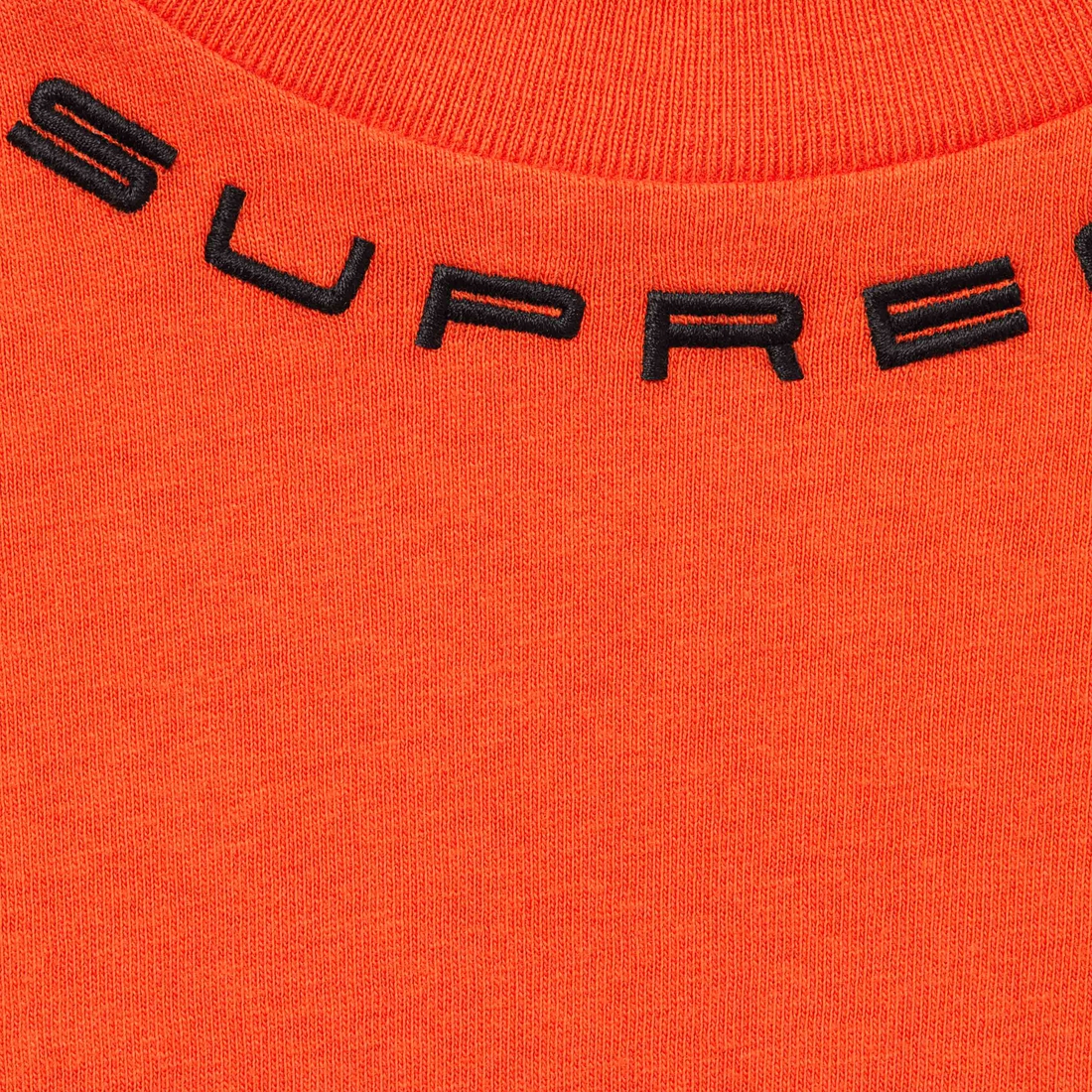 Details on Collar Logo L S Top Orange from fall winter
                                                    2023 (Price is $88)