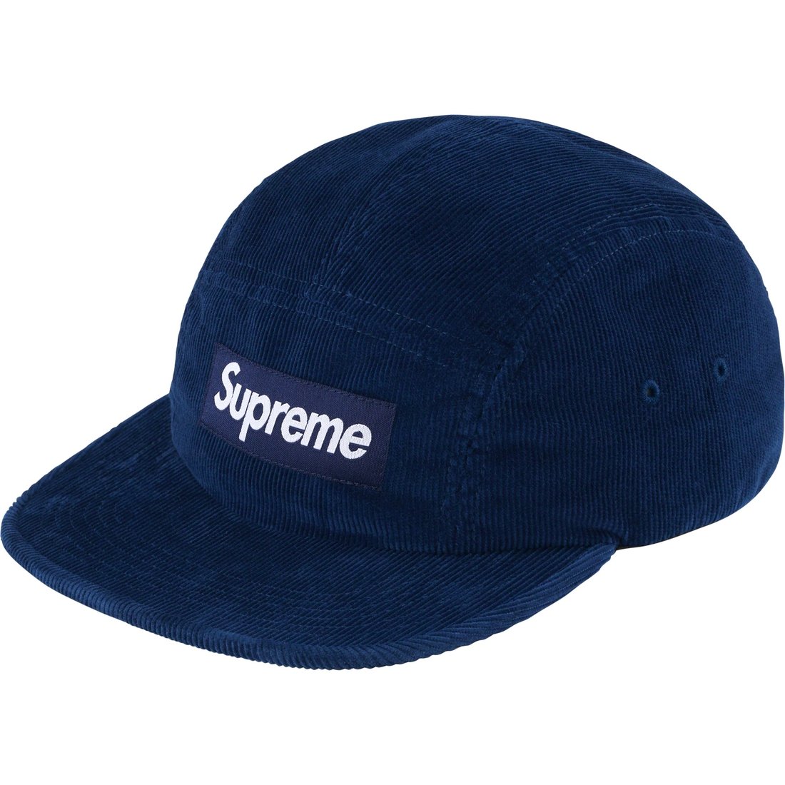 Details on Corduroy Camp Cap Navy from fall winter
                                                    2023 (Price is $58)