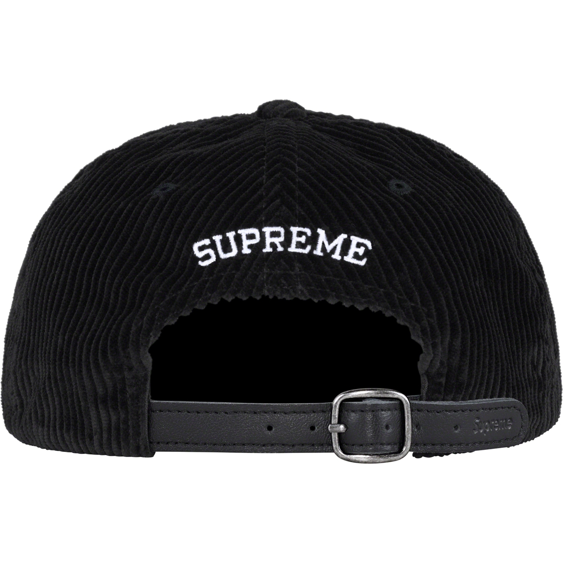 Details on Corduroy S Logo 6-Panel Black from fall winter
                                                    2023 (Price is $58)