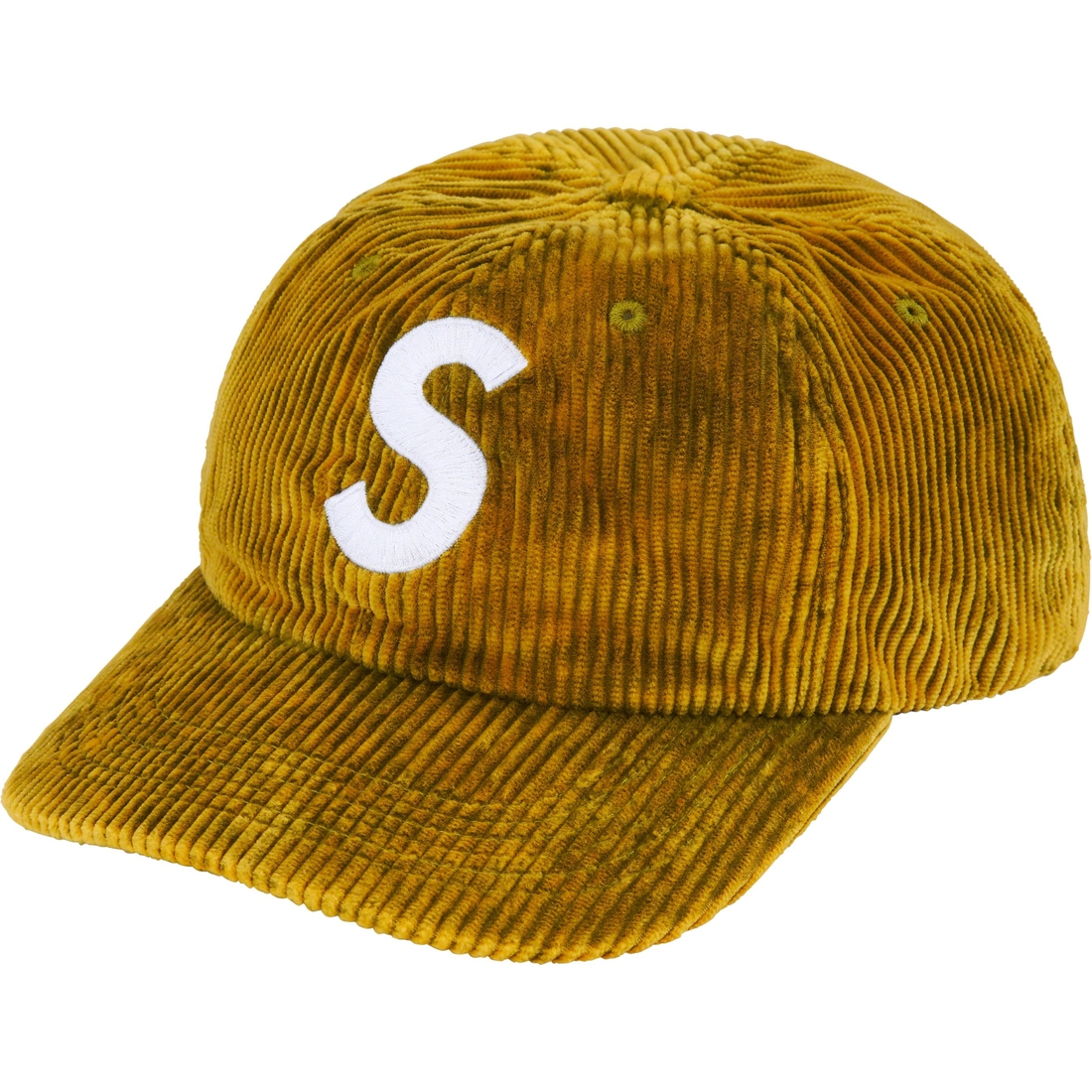 Details on Corduroy S Logo 6-Panel Bleached Olive from fall winter
                                                    2023 (Price is $58)