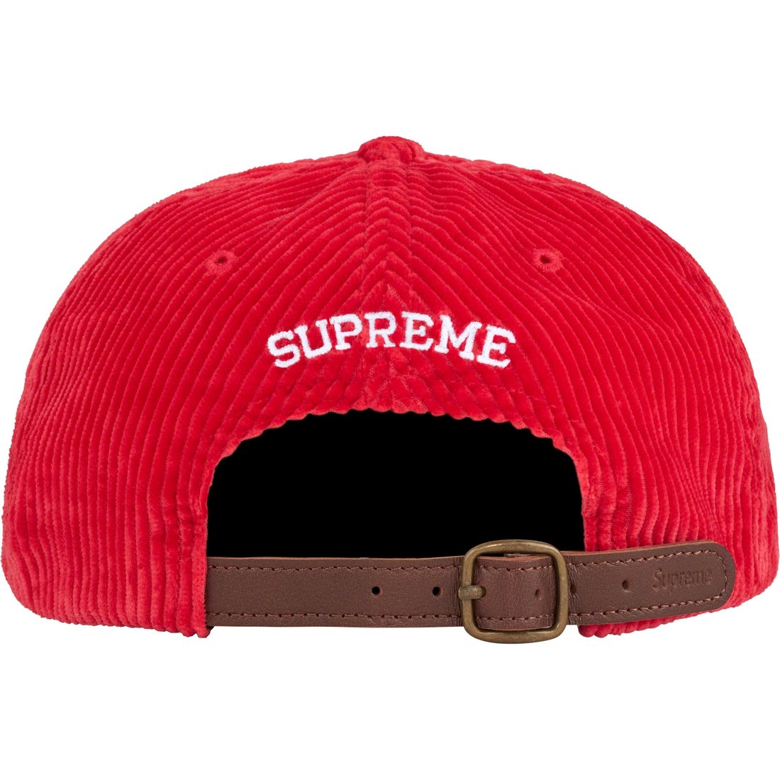 Details on Corduroy S Logo 6-Panel Red from fall winter
                                                    2023 (Price is $58)