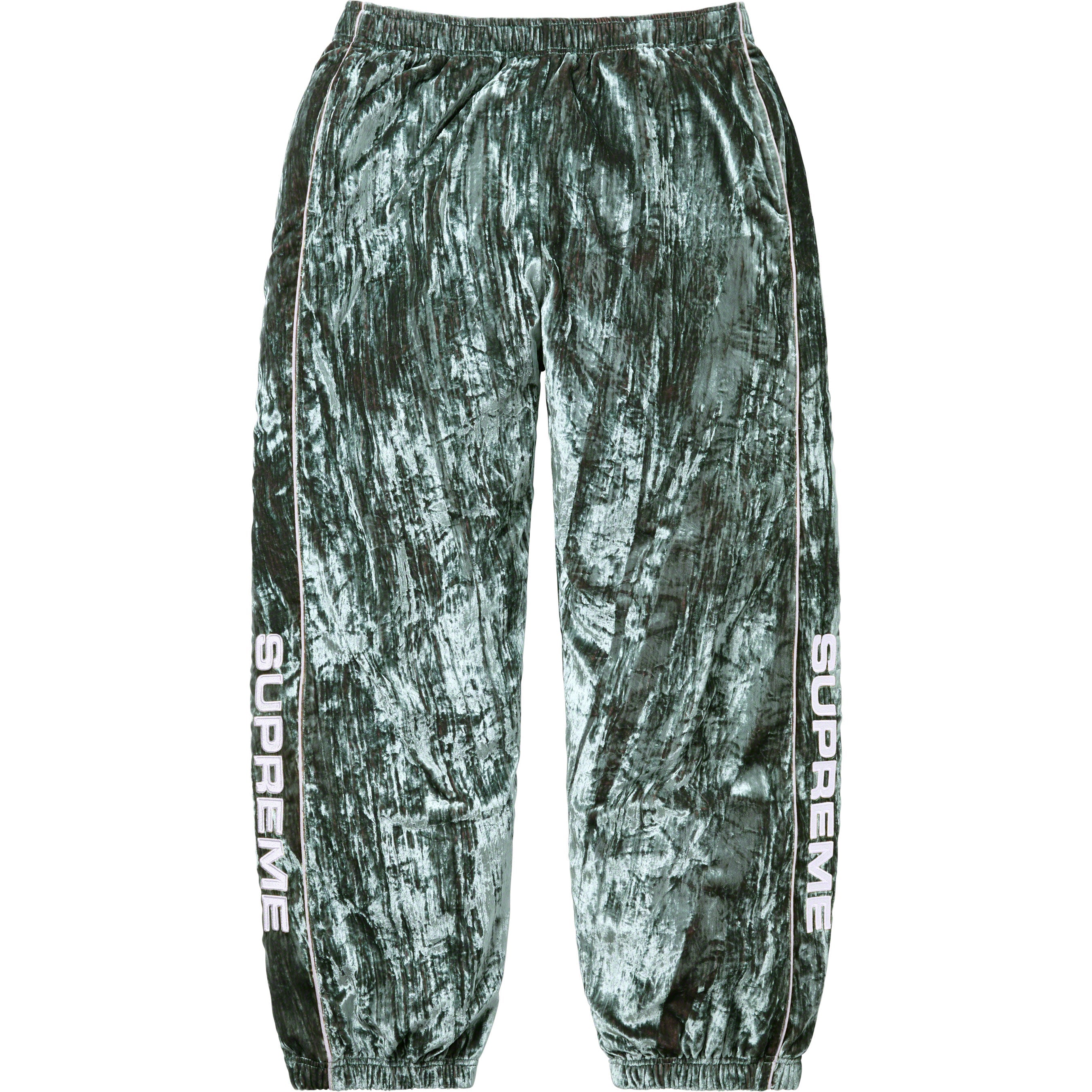 followme Printed Velour Pajama Top with Jogger Pant 6757-10195-S