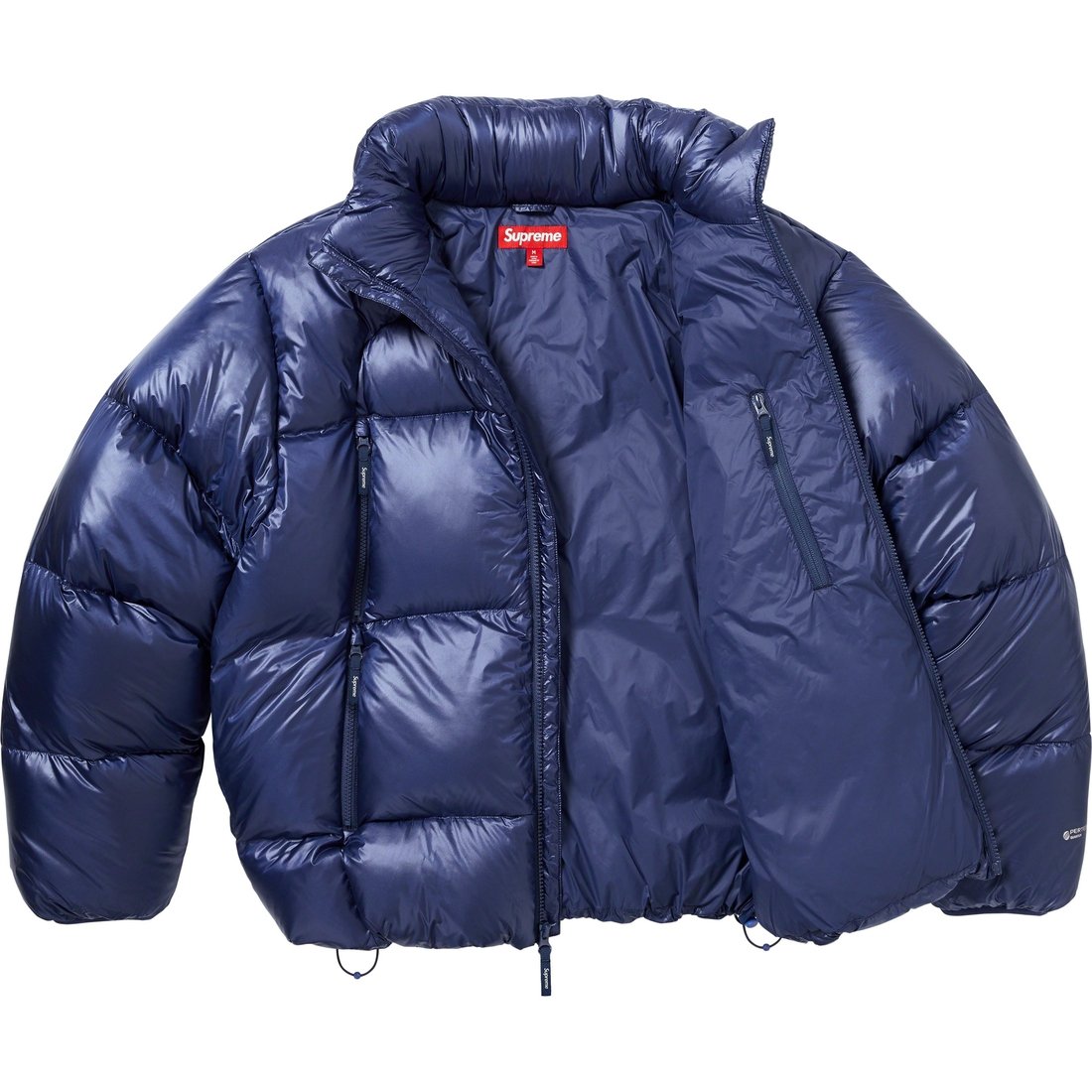 Details on Featherweight Down Puffer Jacket Navy from fall winter
                                                    2023 (Price is $368)