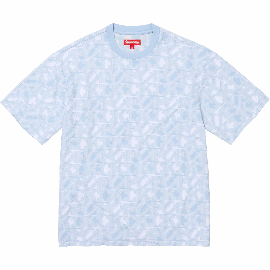 Details on Fuck Intarsia S S Top Light Blue from fall winter
                                                    2023 (Price is $88)