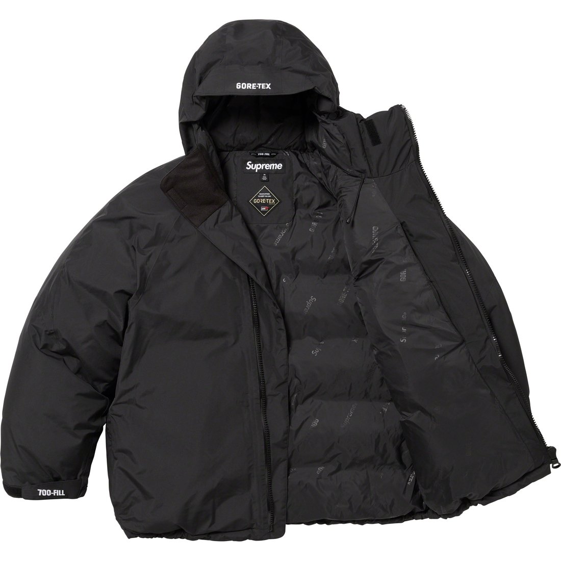 Details on GORE-TEX 700-Fill Down Parka Black from fall winter
                                                    2023 (Price is $598)