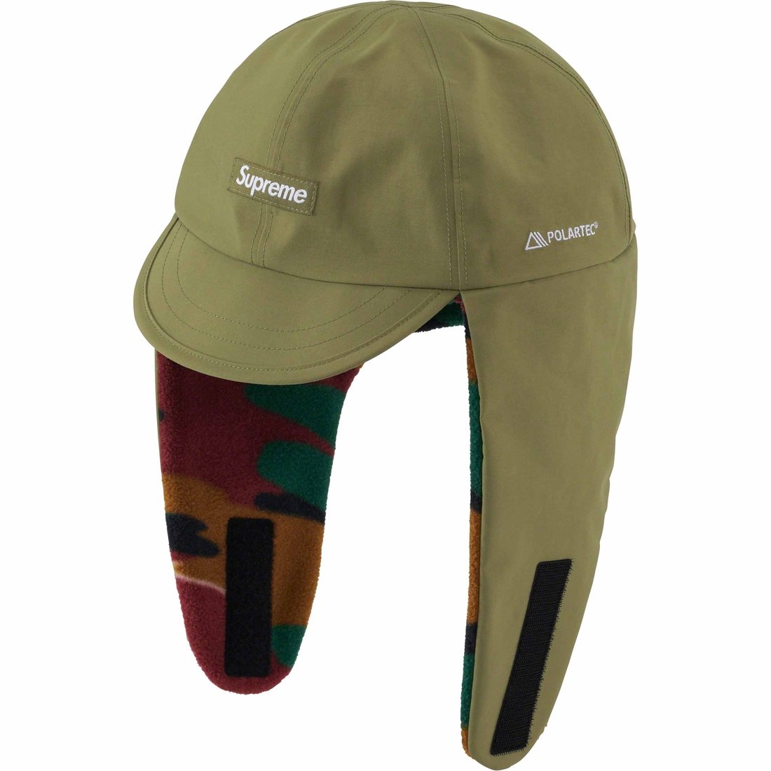 Details on GORE-TEX Earflap Cap Olive from fall winter
                                                    2023 (Price is $60)