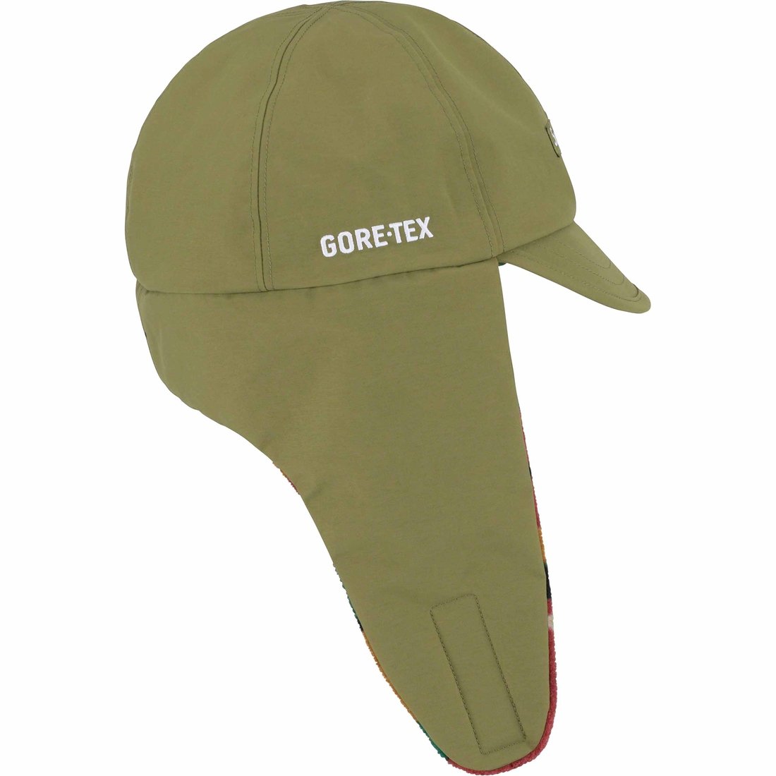 Details on GORE-TEX Earflap Cap Olive from fall winter
                                                    2023 (Price is $60)
