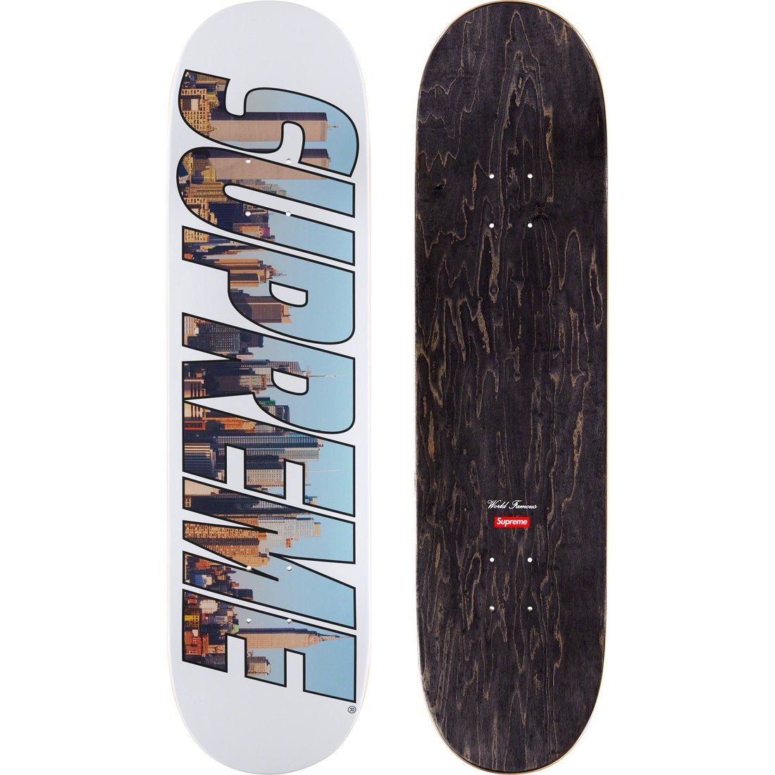 Details on Gotham Skateboard White - 8.25" x 32" from fall winter
                                                    2023 (Price is $60)