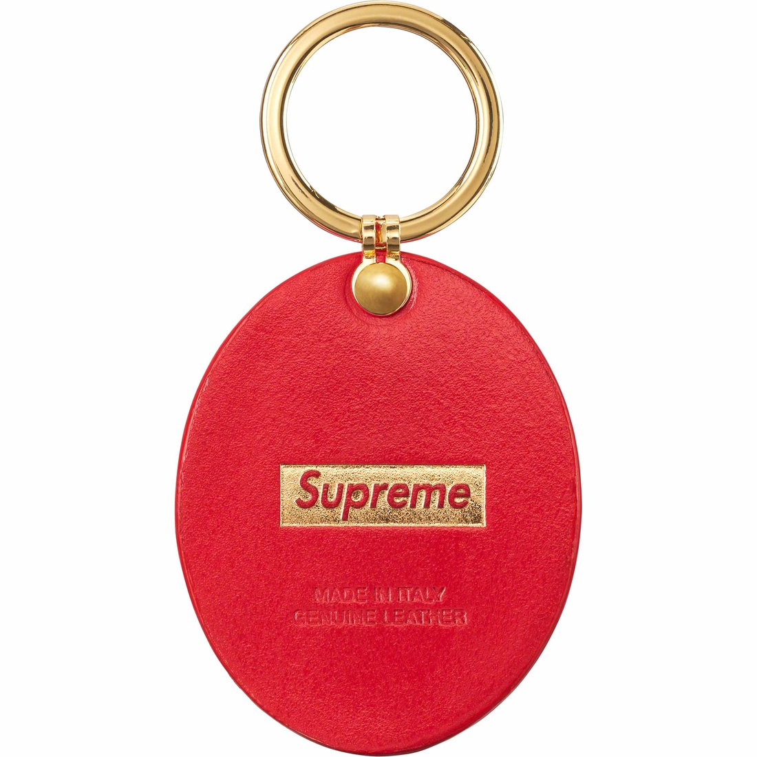 Details on Guadalupe Leather Keychain Red from fall winter
                                                    2023 (Price is $38)