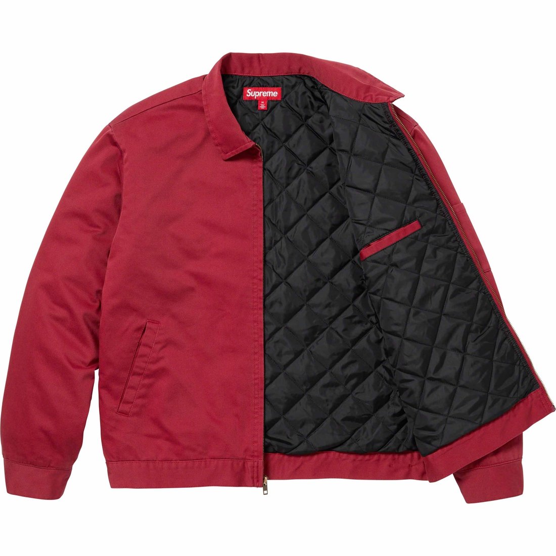 Details on H.R. Giger Embroidered Work Jacket Red from fall winter
                                                    2023 (Price is $298)