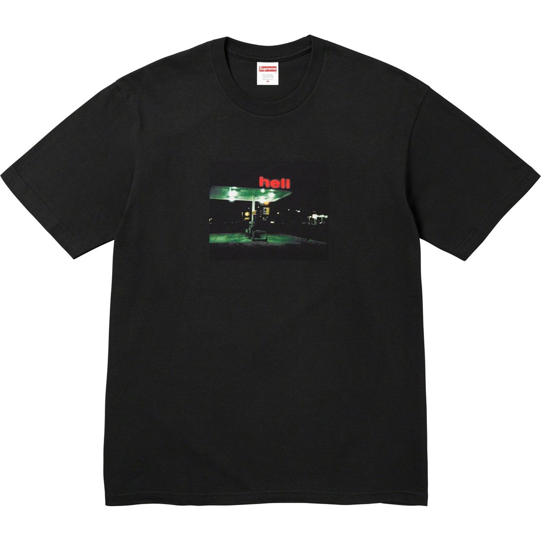 Details on Hell Tee Black from fall winter
                                                    2023 (Price is $48)
