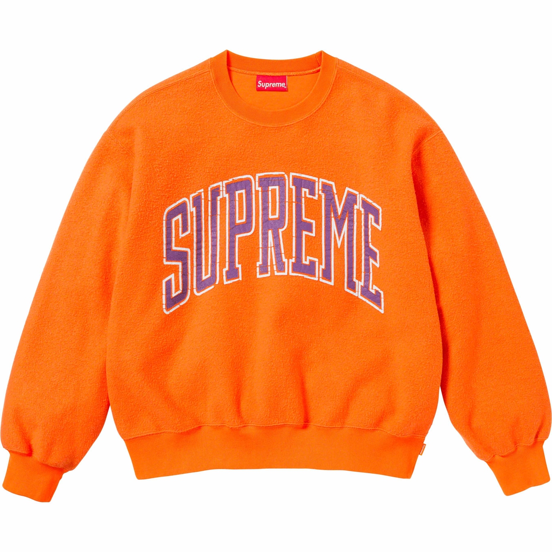 Details on Inside Out Crewneck Orange from fall winter
                                                    2023 (Price is $148)
