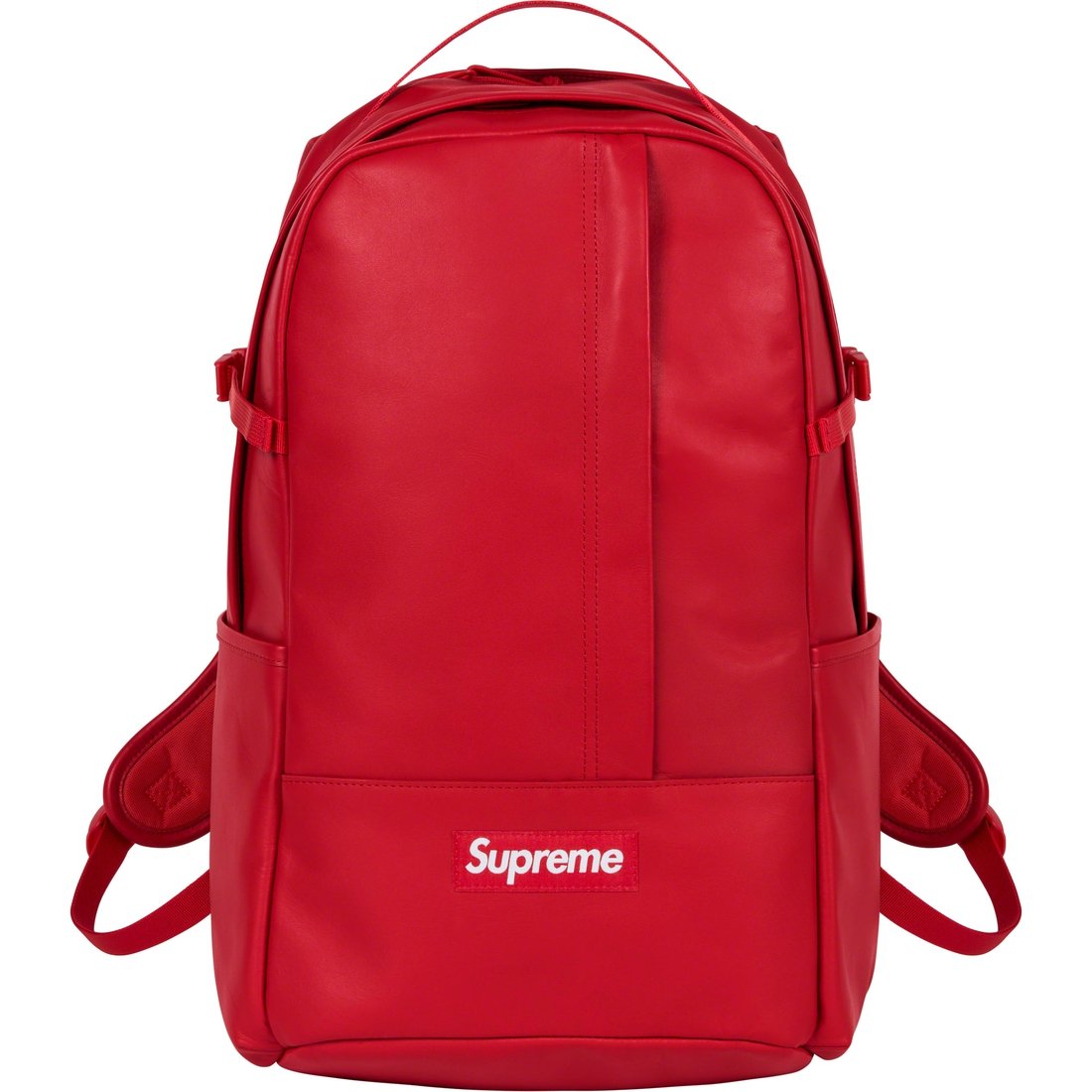 Details on Leather Backpack Red from fall winter
                                                    2023 (Price is $298)