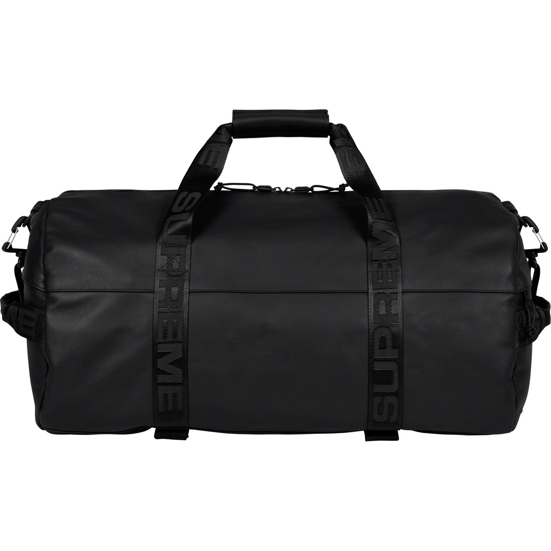 Details on Leather Duffle Bag Black from fall winter
                                                    2023 (Price is $328)