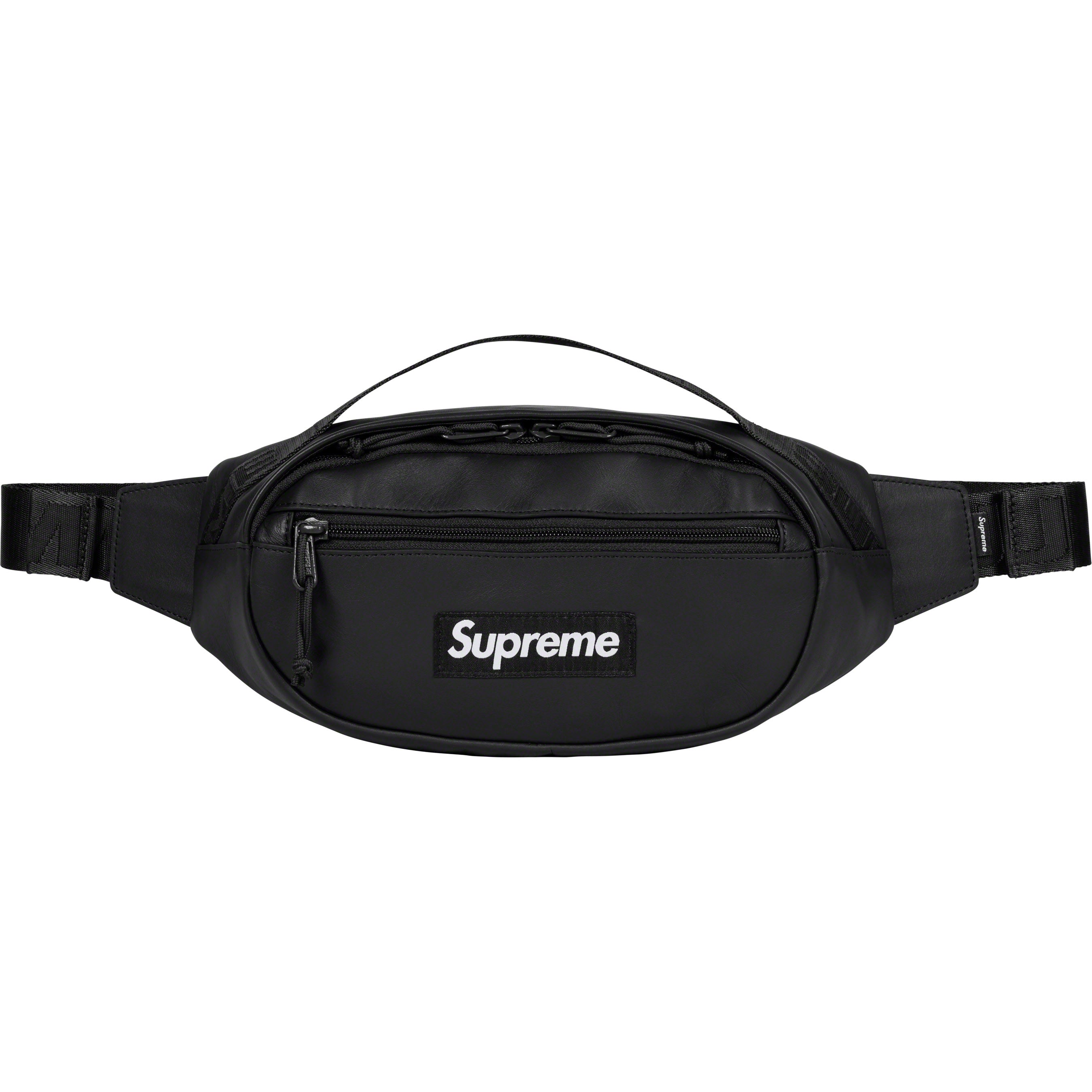 supreme／Leather Waist Bag