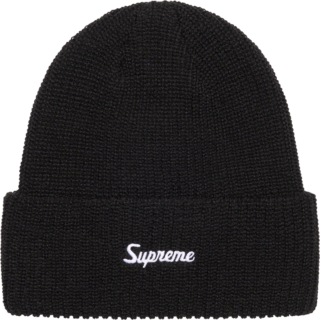 Details on Loose Gauge Beanie Black from fall winter
                                                    2023 (Price is $40)