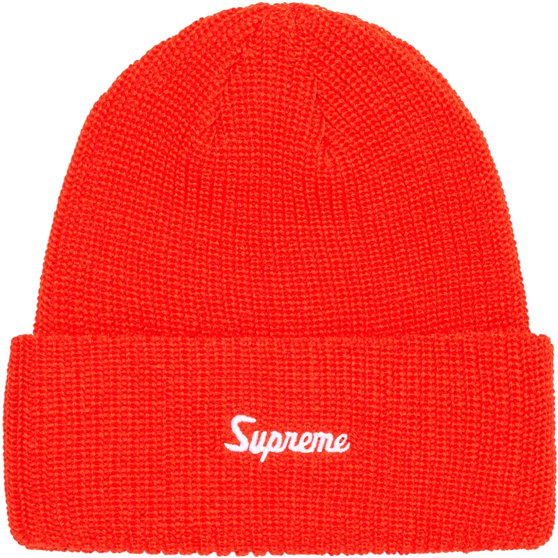 Details on Loose Gauge Beanie Bright Orange from fall winter
                                                    2023 (Price is $40)