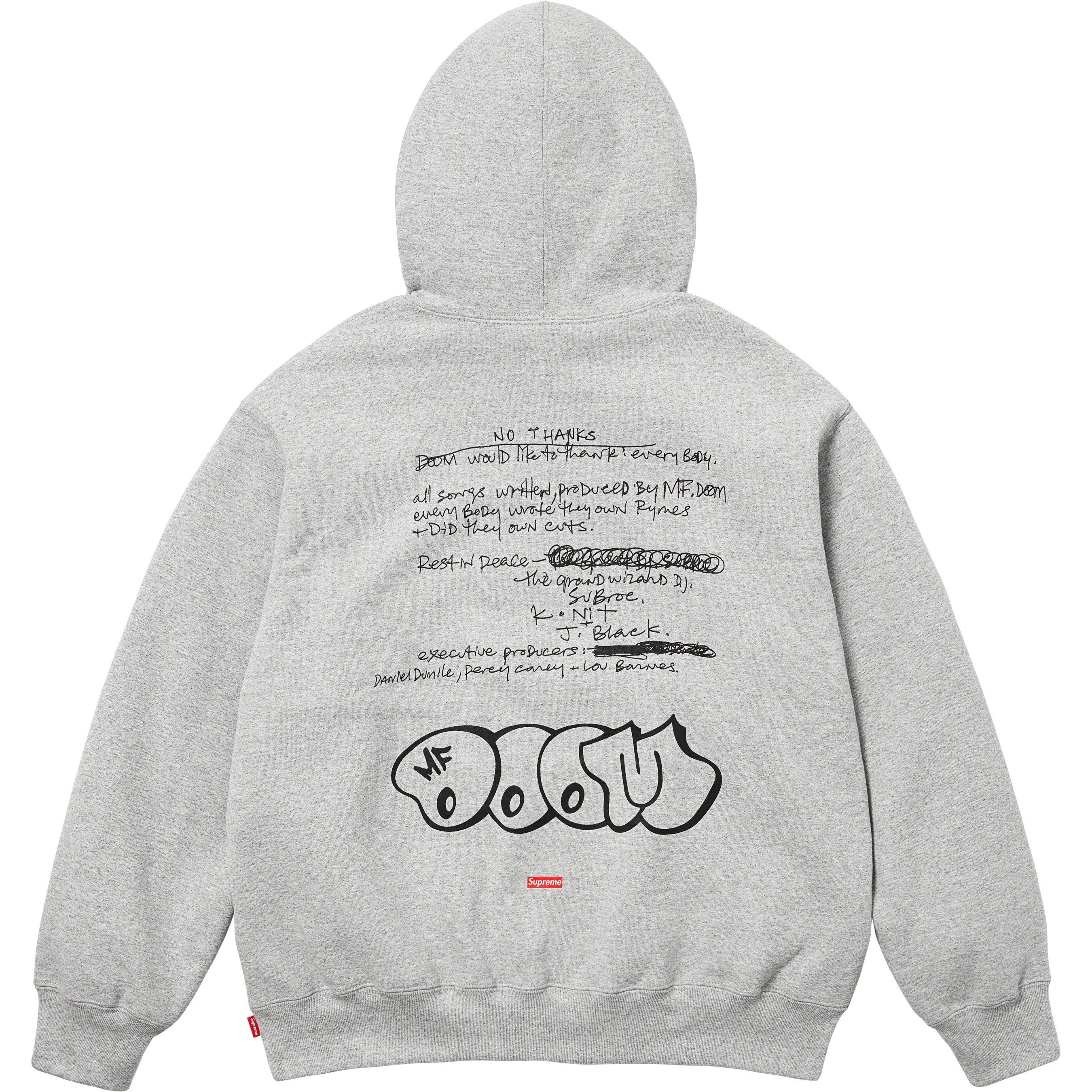 25833円 人気 通販 Supreme Mf Doom Hooded Sweatshirt パーカー ...