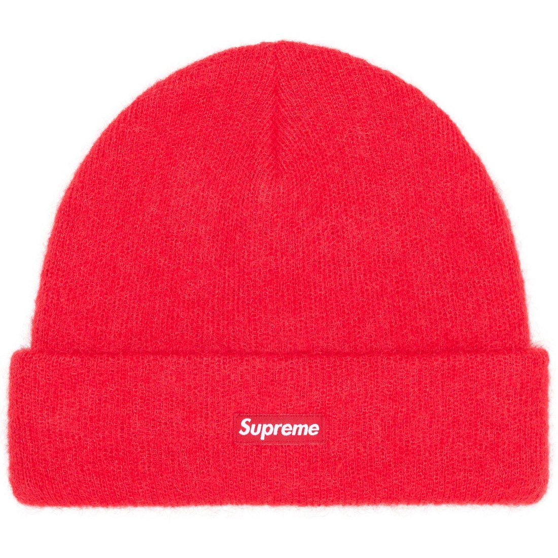 Details on Mohair Beanie Bright Red from fall winter
                                                    2023 (Price is $44)