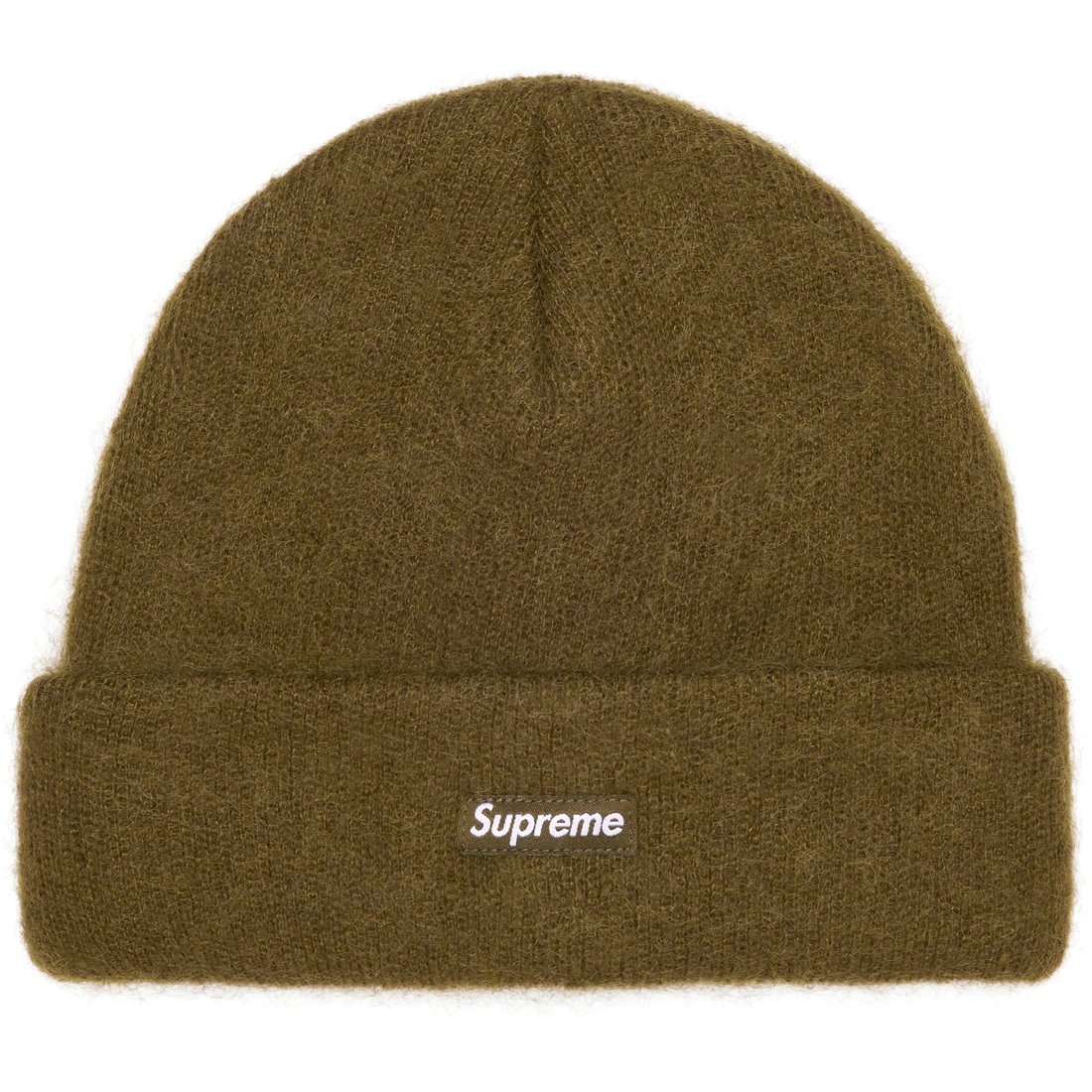 Details on Mohair Beanie Dark Khaki from fall winter
                                                    2023 (Price is $44)