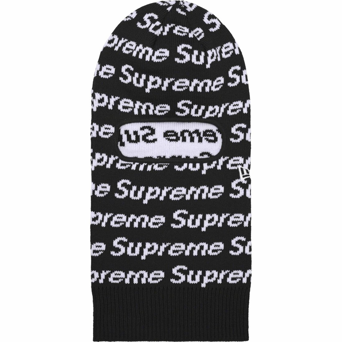 Details on New Era Repeat Balaclava Black from fall winter
                                                    2023 (Price is $60)