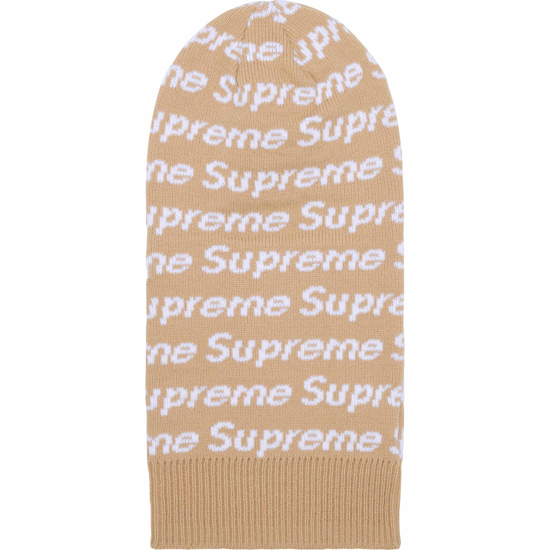 Details on New Era Repeat Balaclava Taupe from fall winter
                                                    2023 (Price is $60)