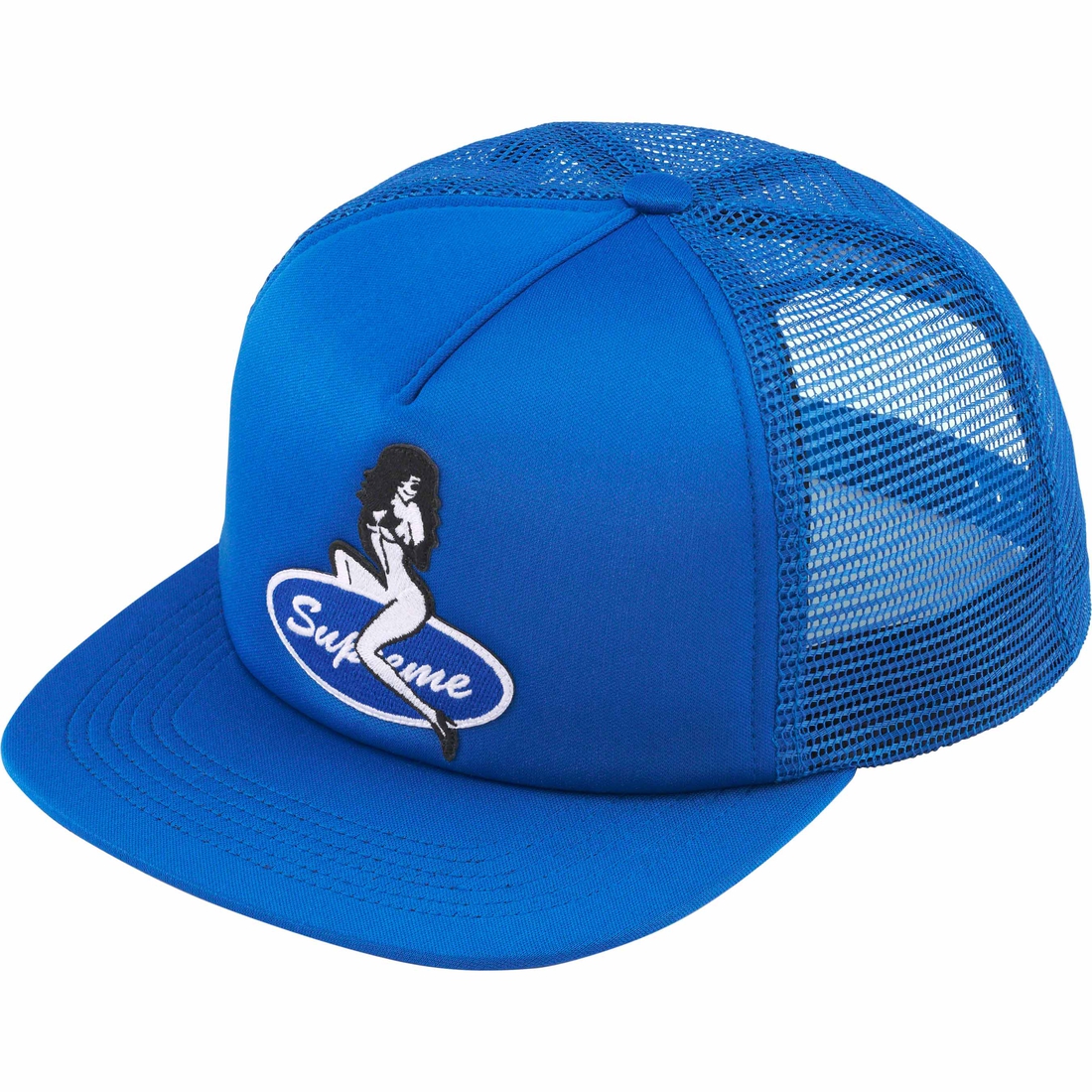 Details on Pin Up Mesh Back 5-Panel Royal from fall winter
                                                    2023 (Price is $48)