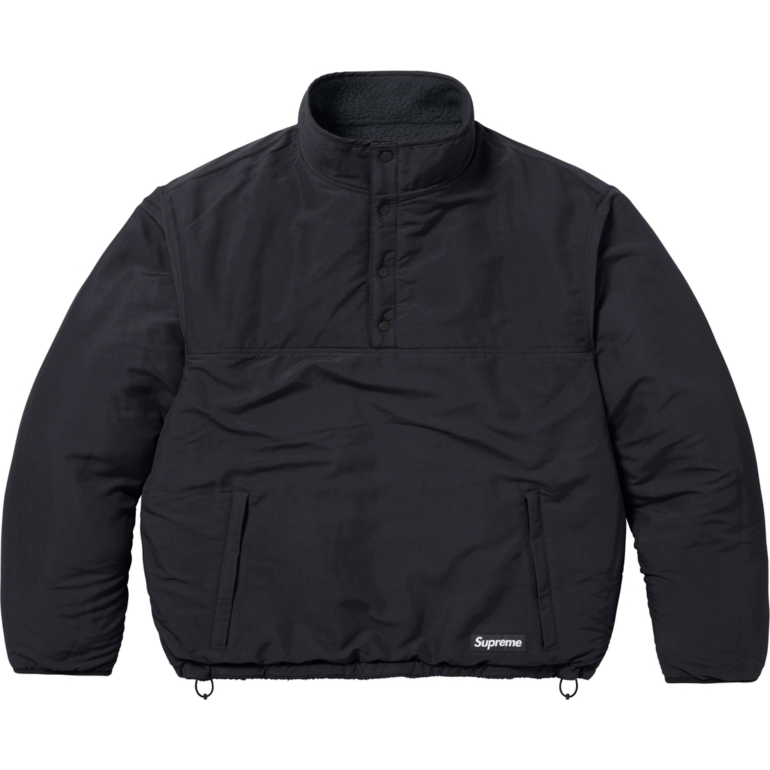 Details on Polartec Shearling Reversible Pullover Black from fall winter
                                                    2023 (Price is $198)