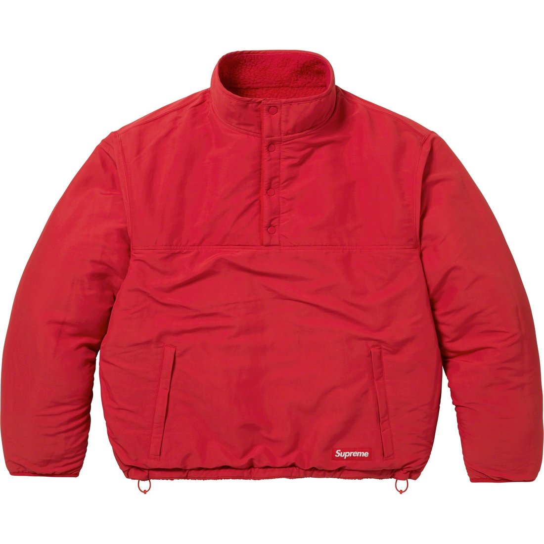 Details on Polartec Shearling Reversible Pullover Red from fall winter
                                                    2023 (Price is $198)